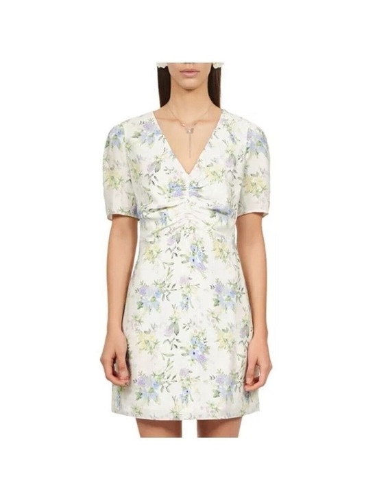 The Kooples Dresses & Skirts - NWT The Kooples XS Romantic Mood Floral Mini Dress Puff Sleeve V-Neck $395